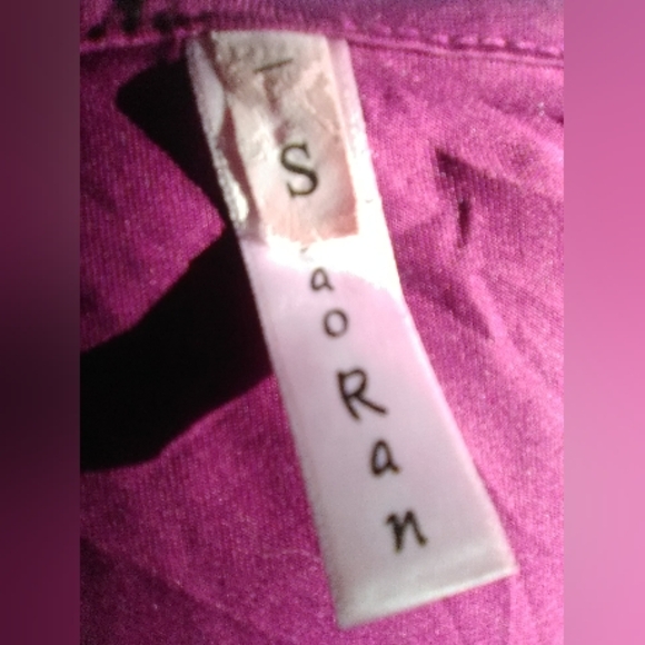 🌺BUNDLE ONLY🌺MJAORAN LADIES PLUM HI/LOW TUNIC LONG SLEEVED TOP - Picture 5 of 7